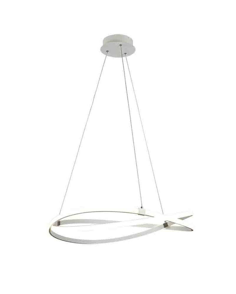***OFER/DES*** INFINITY BLANCO DIM * COLGANTE GR. 75 CM - DIMABLE - 4000K